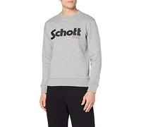 Schott NYC Herren Swcrew Sweatshirt, Grau (Heat.Grey Heat.Grey), XXX-Large
