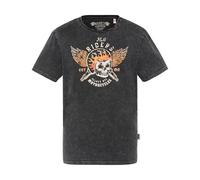 Schott NYC Herren Tsbedford T-Shirt, Schwarz, L