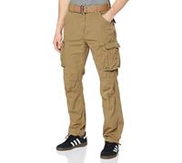 Schott NYC Homme Pantalon Army Pants, Beige, 36W EU