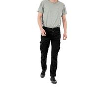 Schott NYC Homme Pantalon, Noir, 34