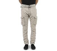 Schott NYC Homme Trranger70 Pants, Gris (Ciment), 28W EU