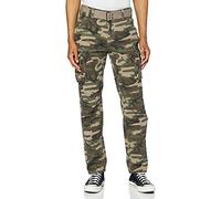 Schott Nyc TRRANGER70 Pantalon, Multicolore (Camo Kaki Camo Kaki), W32/L32 (Taille fabricant:32) Homme