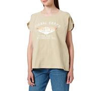 Schott NYC TSGLENW T-Shirt, Sage Khaki, XL Damen, Khaki, X-Large