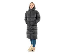 Schott NYC Unisex Belstar2wrs Daunenjacke mit Kapuze, lang, für Damen, Schwarz, Large