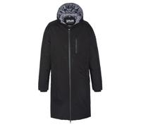 Schott NYC Unisex Fargo Lange Daunenjacke mit Reißverschluss, Schwarz, X-Large