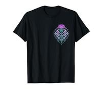Schottische Distel mit Schild und Celtic Knots Thistle Lover T-Shirt