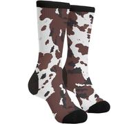 Schottischer Stil Clan Tartan Buffalo Plaid (2) Freizeitsocken Lustige Neuheit Crew Tube Socken Kleid Socken für Männer Frauen, Sonnenblumen-Farm, One size