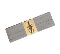 Schrägband Jersey 3m Breite 20mm Oaki Doki Tricot de Luxe Einfassband elastisch über 80 Farben