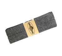 Schrägband Jersey 3m Breite 20mm Oaki Doki Tricot de Luxe Einfassband elastisch über 80 Farben