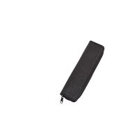 Alassio 2731 - Schreibgeräteetui aus Polyester, Etui in schwarz, Stiftetui ca. 17 x 5 x 2 cm, kompaktes Stoffetui mit Stiftschlaufen für 2 Schreibgeräte