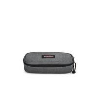 Schreibgeräteetui EASTPAK "OVAL SINGLE", Kinder, schwarz (schwarz denim), Polyester, Schreibgeräteetuis, Schulmäppchen, Federmäppchen im praktischen Design mit Logo-Patch (54312063-0) schwarz denim