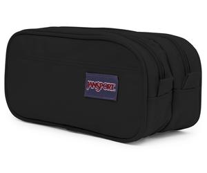 Schreibgeräteetui JANSPORT "Large Accesssory Pouch", Kinder, schwarz, Polyester, Schreibgeräteetuis, mit zwei Hauptfächern (56242135-0) schwarz