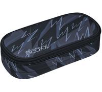 Schreibgeräteetui NEOXX "Schlamperbox, Jump", Kinder, schwarz (stormchaser), Polyester, Schreibgeräteetuis, teilweise aus recyceltem Material (16301730-0) stormchaser