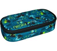 Schreibgeräteetui NEOXX "Schlamperbox, Jump, Pixel my mind", Kinder, blau (petrol extreme), Polyester, Schreibgeräteetuis, teilweise aus recyceltem Material (48987913-0) petrol extreme