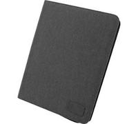 Schreibmappe Stop Ocean Plastic PALAU RPET, A4, Tabletfach, Handy-/Tabletaufsteller, Multifunktionsbänder, Block, Reißverschluss, RPET, anthrazit