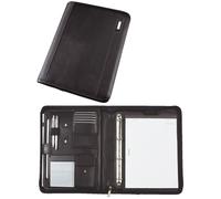 Alassio Ringbuchmappe TRENTO - A4, Lederimitat, schwarz