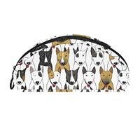 Schreibwarenkoffer Bullterrier Organizer Tragbares Federmäppchen Kosmetiktasche Organizer Make-Up-Boxen