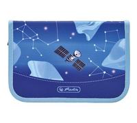 Herlitz Schüleretui Cosmic Explorer – 31-teilig, klappbar mit zwei Klappen