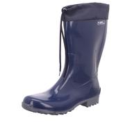 Bockstiegel Damen Gummistiefel Sara mit rutschfester Sohle - Stiefel mit Nylonstulpe zum schnüren_Farbe:marineblau_Größe:38