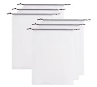 Schuh-Reisetaschen zum Verpacken | Großer Schuh-Organizer mit Seil, 6 Stück, transparent, groß, tragbar, Aufbewahrungstasche für Damen, Teenager, Koffer, Zug