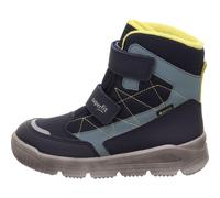 Superfit Jungen Mars Warm Gefütterte Gore-tex Schneestiefel, Blau Gelb 8020, 25 EU