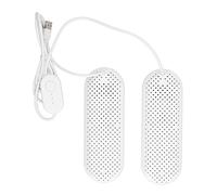 Schuh Trockner, Tragbarer Elektrischer USB Stiefel Trockner mit Timer für Schuhe, Socken, Handschuhe, Ski Stiefel, Turnschuhe, Hausschuhe in Weiß, Gleichmäßige Wärmeableitung, Intelligentes Timing