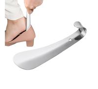 Schuhabzieher, Edelstahl, 14,5 x 4,5 x 4 cm, Schuhlöffel, Schuhlöffel | Schuhheber, Schuh- zum einfachen Hineinschlüpfen, Entfernen von Schuhen, Stiefeln, Hausschuhen, Reisen, Zuhause, Büro und