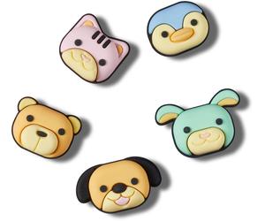 Schuhanstecker CROCS "Jibbitz™ Animal Friend", Kinder, bunt, PVC, Schuhzubehör Schuhanstecker, Tiermotive für Crocs Schuhe (41517101-0) bunt