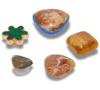 Schuhanstecker CROCS "Jibbitz™ Crafted Stones", Damen, bunt, PVC, Schuhzubehör Schuhanstecker, Charm Anstecker (66899756-0) bunt