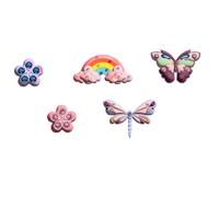 Schuhanstecker CROCS "Jibbitz™ Magical Garden Bug", Kinder, multifarben, PVC, Schuhzubehör Schuhanstecker, Anstecker für Crocs Schuhe in Pastellfarben (52393661-0) multifarben