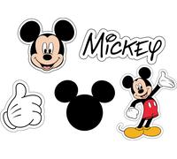 Schuhanstecker CROCS "Jibbitz™ Mickey Pant", Jungen, bunt (schwarz bunt), PVC, Schuhzubehör Schuhanstecker, Charm, Anstecker für Crocs Schuhe (13806248-0) schwarz bunt