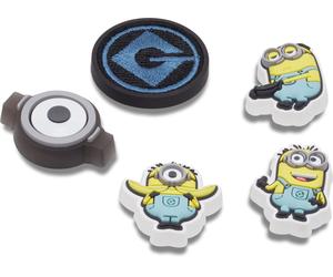Schuhanstecker CROCS "Jibbitz™ Minions", Jungen, gelb (gelb multi), PVC, Schuhzubehör Schuhanstecker, Charm, Anstecker, Set mit Minions Motive (15740200-0) gelb multi