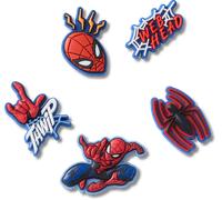 Schuhanstecker CROCS "Jibbitz™ Spiderman", Kinder, rot, PVC, Schuhzubehör Schuhanstecker, Charms, Anstecker mit Spiderman Motiven (33688421-0) rot