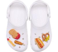 Schuhanstecker CROCS "Jibbitz™ YUM Dipped Junk Food", Kinder, gelb multi, PVC, Schuhzubehör Schuhanstecker, Anstecker für Crocs Schuhe mit Food Motive (29459465-0) gelb multi