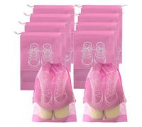 Schuhaufbewahrung, Organizer, Taschen, Vlies-Schuh-Staubbeutel, tragbare Reise-Schuhtasche, Schuhaufbewahrung, Verpackung, Beutel, Organizer, rose, M-5PCS