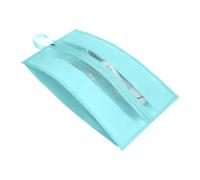 Schuhbeutel, wiederverwendbarer Verpackungs, Light Blue L | Längerer mit Reißverschluss an der Oberseite für die Vorbereitung des Schranksortierausflugs