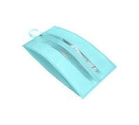 Schuhbeutel, wiederverwendbarer Verpackungs, Light Blue S | Längerer mit Reißverschluss an der Oberseite für die Vorbereitung des Schranksortierausflugs