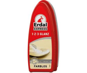 Schuhcreme Erdal Schuhschwamm 1-2-3 Glanz farblos Sofortglanzprodukt für alle Glattlederschuhe