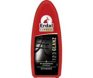 Schuhcreme Erdal Schuhschwamm 1-2-3 Glanz schwarz Sofortglanzprodukt für alle Glattlederschuhe