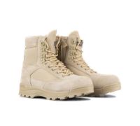 Brandit Zipper Tactical Stiefel, beige, Größe 47 für Männer