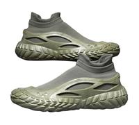 Schuhe breite füße Herren Sneakers Rutschfester Freizeitschuhe Wanderschuhe Herren Turnschuhe Fashion Slip on Schlupfschuhe Bequem Sportschuhe Walkingschuhe Schuhe atmungsaktiv Grün 40