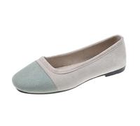 Schuhe Damen Elegant,Ballerinas Damen Weite H Sommer Dirndl Schuhe Elegant Bequem Ballettschuhe Weiche Tanzschuhe Sportlich rutschfest Damenschuhe Sommerschuhe Leichte Trachtenschuhe