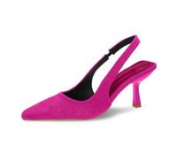 Schuhe Damen Elegant, Faux Leder Slingback Slingpumps Damen Ballerina Mit Absatz Sommer Elegant Kitten Heels Damenschuhe Sandalen Bequem Ballerinas Riemchenpumps