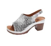 Schuhe Damen Elegant, Sommer Slingback Slingpumps Damen Ballerinas Mit Absatz Faux Leder Elegant Bequem Festliche Schuhe Riemchenpumps Kitten Heels Sandalen Damenschuhe