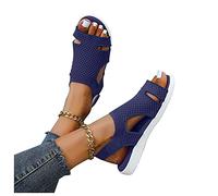 Schuhe Damen Elegant Sportsandalen Barfuß Flache Ortopädicheschuhe Sommer Sandalen Plateau Elegant Abrollschuhe Sommersandaletten Flach Orthopädisch Sommerschuhe Platform Sandals Schnürsandalen