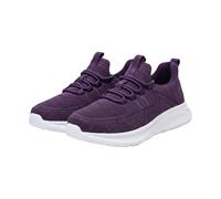schuhe damen sommer elegant Sneaker Sommer Leicht Orthopädische Schuhe Bequeme Rutschfeste Walkingschuhe Leicht Breite Füße Laufschuhe Hallux Valgus Freizeitschuhe orthofeet damen Dark Lila 37