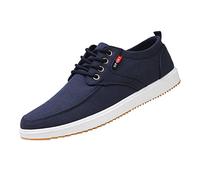 schuhe ohne schnürsenkel Herrenschuhe Sneaker Anti-Rutsch Turnschuhe Mesh Schlupfschuhe Herren Schnürung Slip In Schlupfschuhe Laufschuhe Bequeme Sportschuhe Walkingschuhe schnürschuhe herren Blau 45