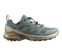 Laufschuh SALOMON "X-ADVENTURE GORE-TEX", Damen, Gr. 37, blau (north atlantic), Synthetik, Textil, Schuhe Laufschuh, wasserdicht (60893230-37) north atlantic
