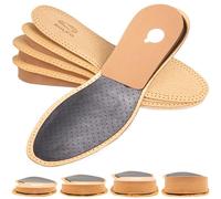 Schuheinlagen Erhöhung - Einlegesohlen Leder Fersenkeil - Einlagen größer machen für Schuhe - Schuherhöhung Fersenerhöhung - Größe 35/36- Höhe 1,5 cm