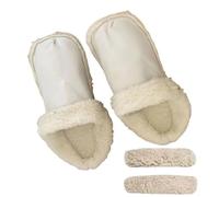 Schuhfutter, gemütliche Einlegesohlen aus Plüsch mit Schnürsenkeln, warme Einlegesohlen mit Winterfutter für mehr Komfort, herausnehmbarer Schuh-Einsatz | dicker Schuheinsatz für Klima